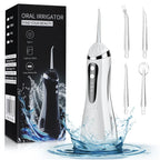 Portable Rechargeable Oral Irrigator Water Flosser for Teeth