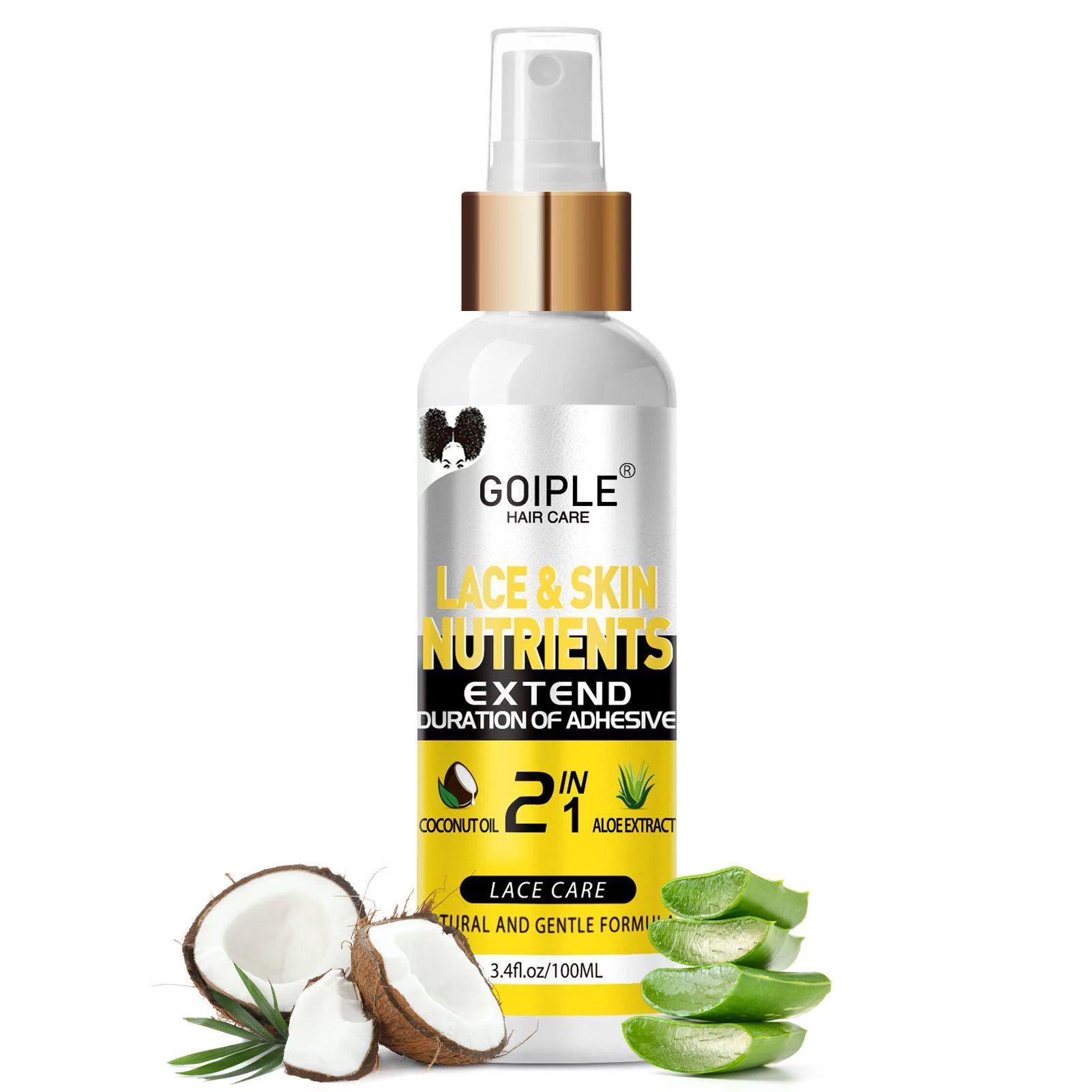100ml Lace and Skin Nutrient Adhesive Extender with Coconut Oil