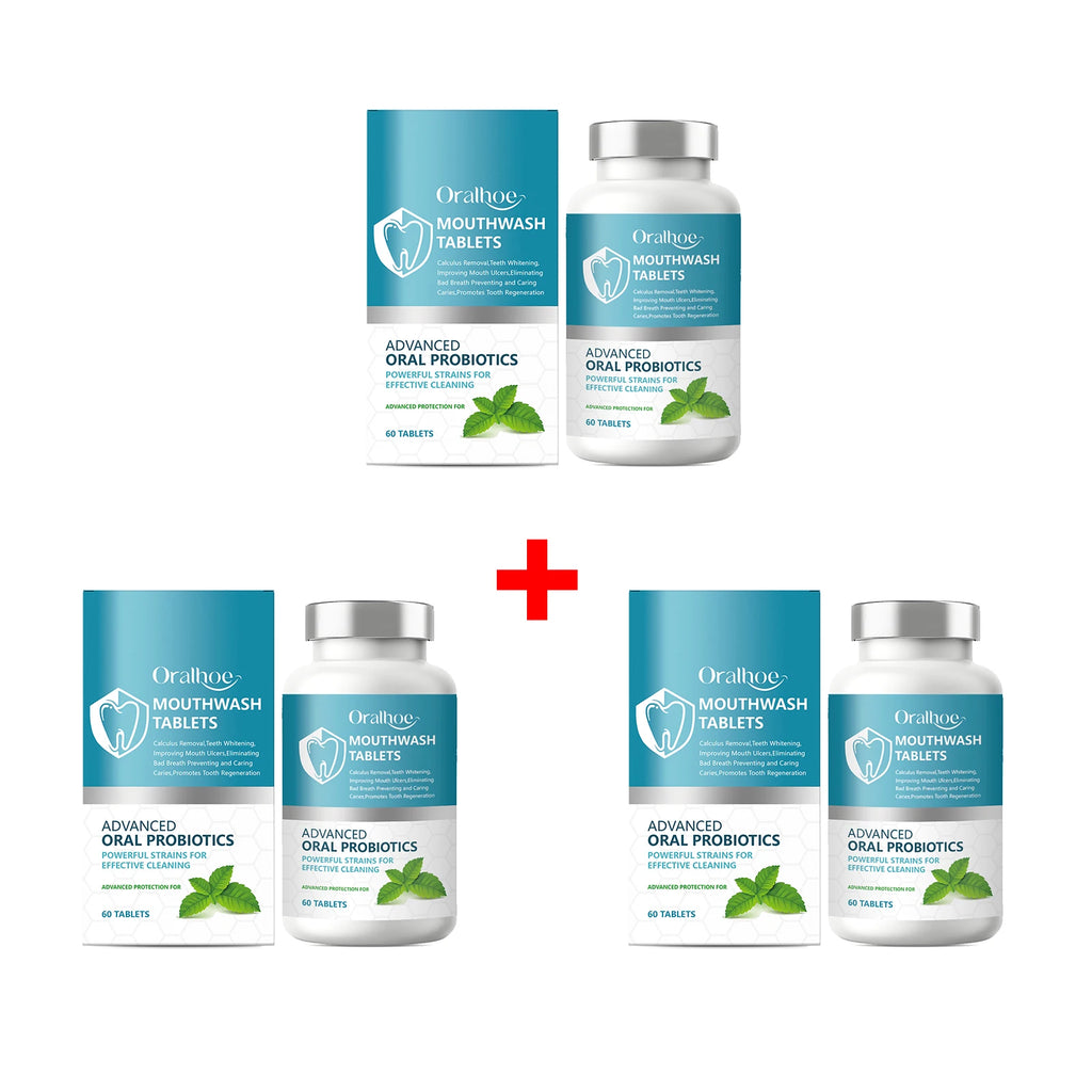 Probiotic Teeth Whitening Mouthwash Tablets for Fresh Breath