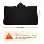 USB Powered Graphene Heated Hooded Shawl for Home and Office