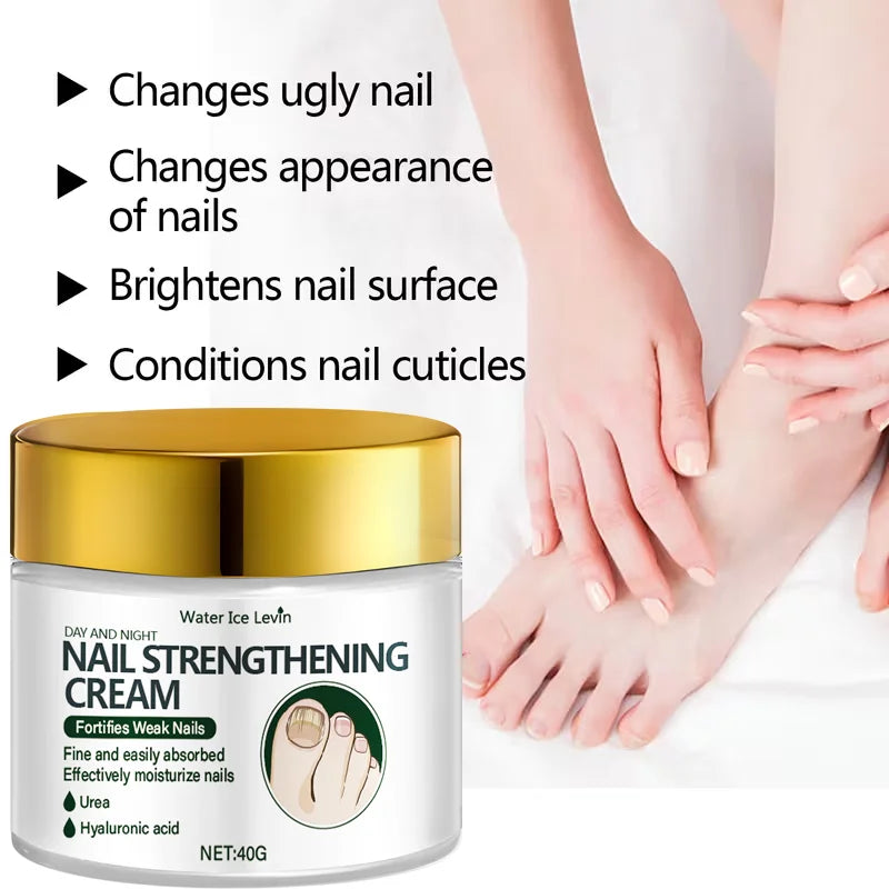 Water Ice Levin Nail Strengthening Cream Hyaluronic Acid Urea 40g - 3