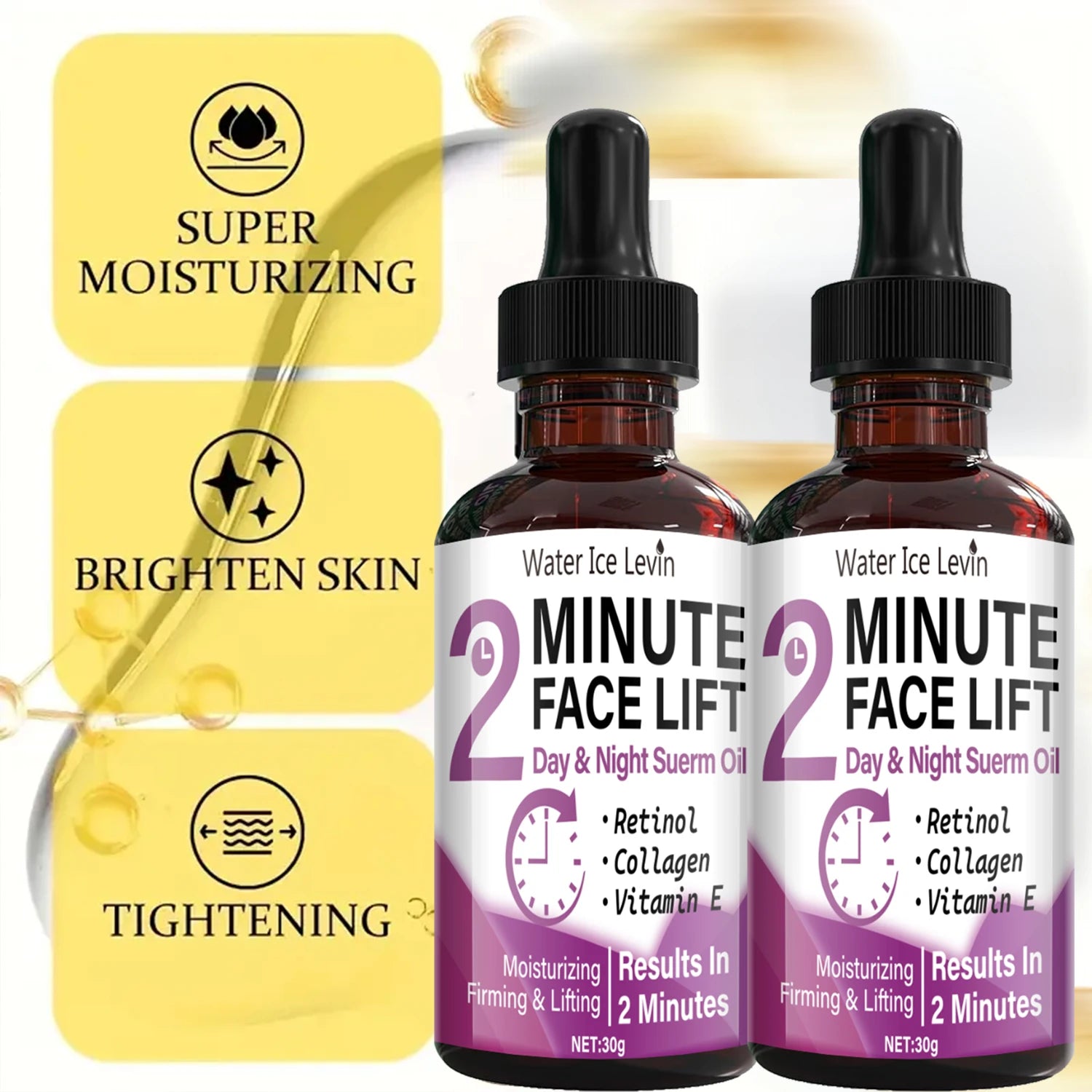 2 Minute Face Lift Serum Retinol and Collagen Firming Anti Aging Oil - 5
