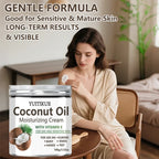 YUITIKUE Coconut Oil Moisturizing Body Cream for Dry Skin 100g
