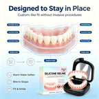 Comfort Fit Silicone Dentures for Instant Smile Correction