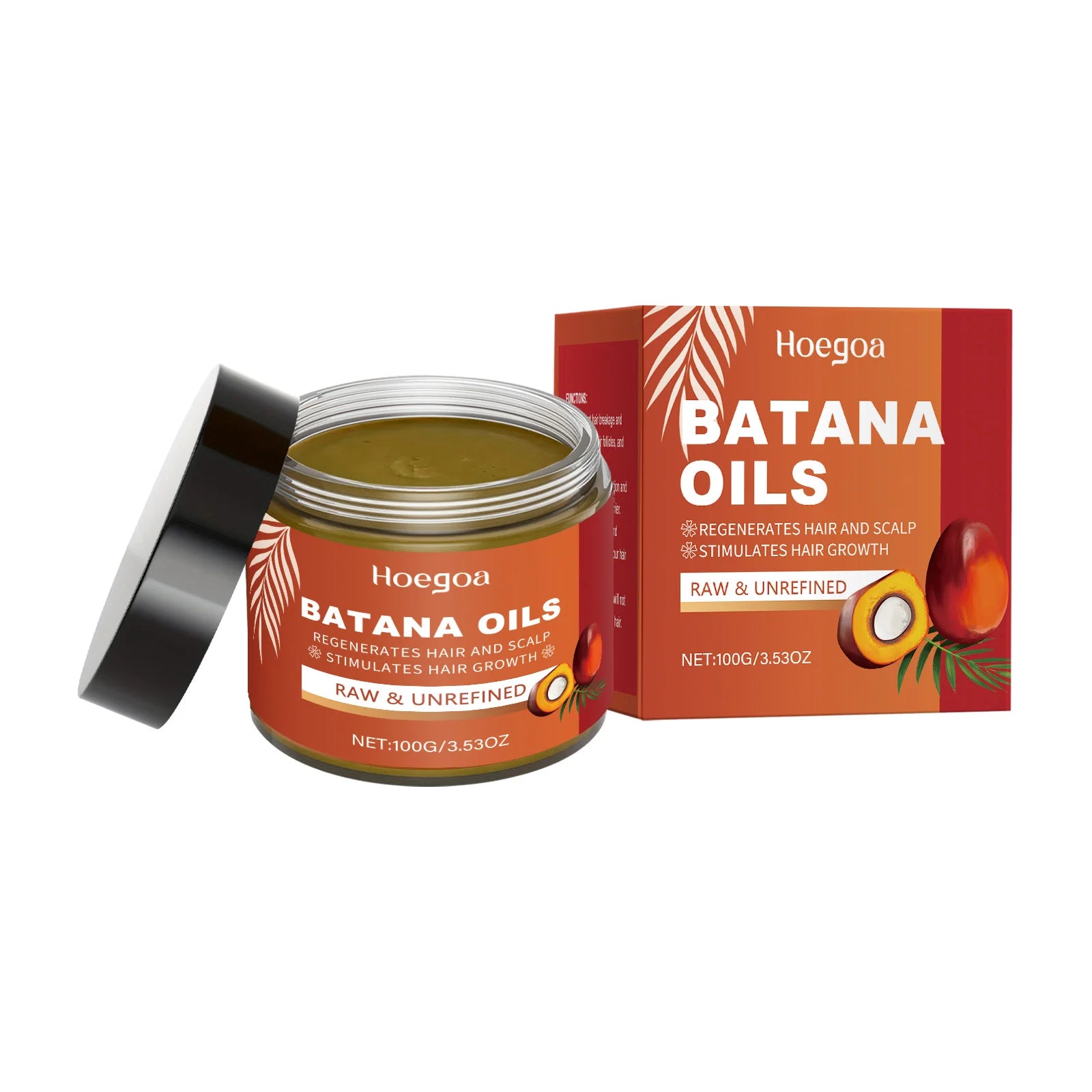 Raw Unrefined Batana Oil Hair Repair and Scalp Treatment Butter 100g - 16