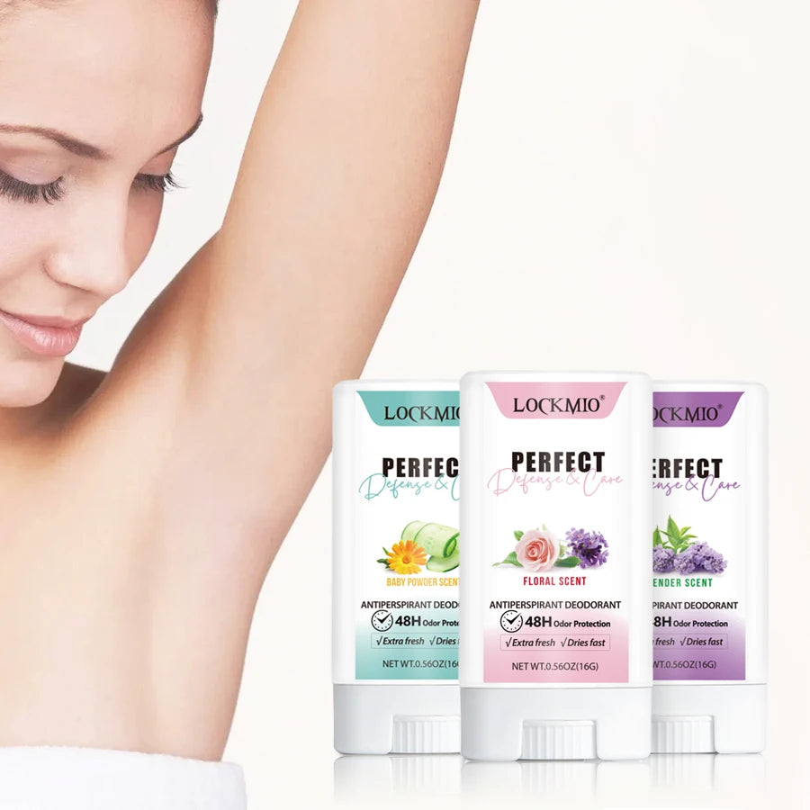 Lockmio 48H Antiperspirant Deodorant Stick Long Lasting Sweat Protection - 5