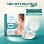Adjustable Snap-On Dentures for Instant Smile Repair