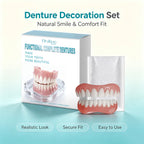 Cosmetic Denture Set for Instant Smile Improvement