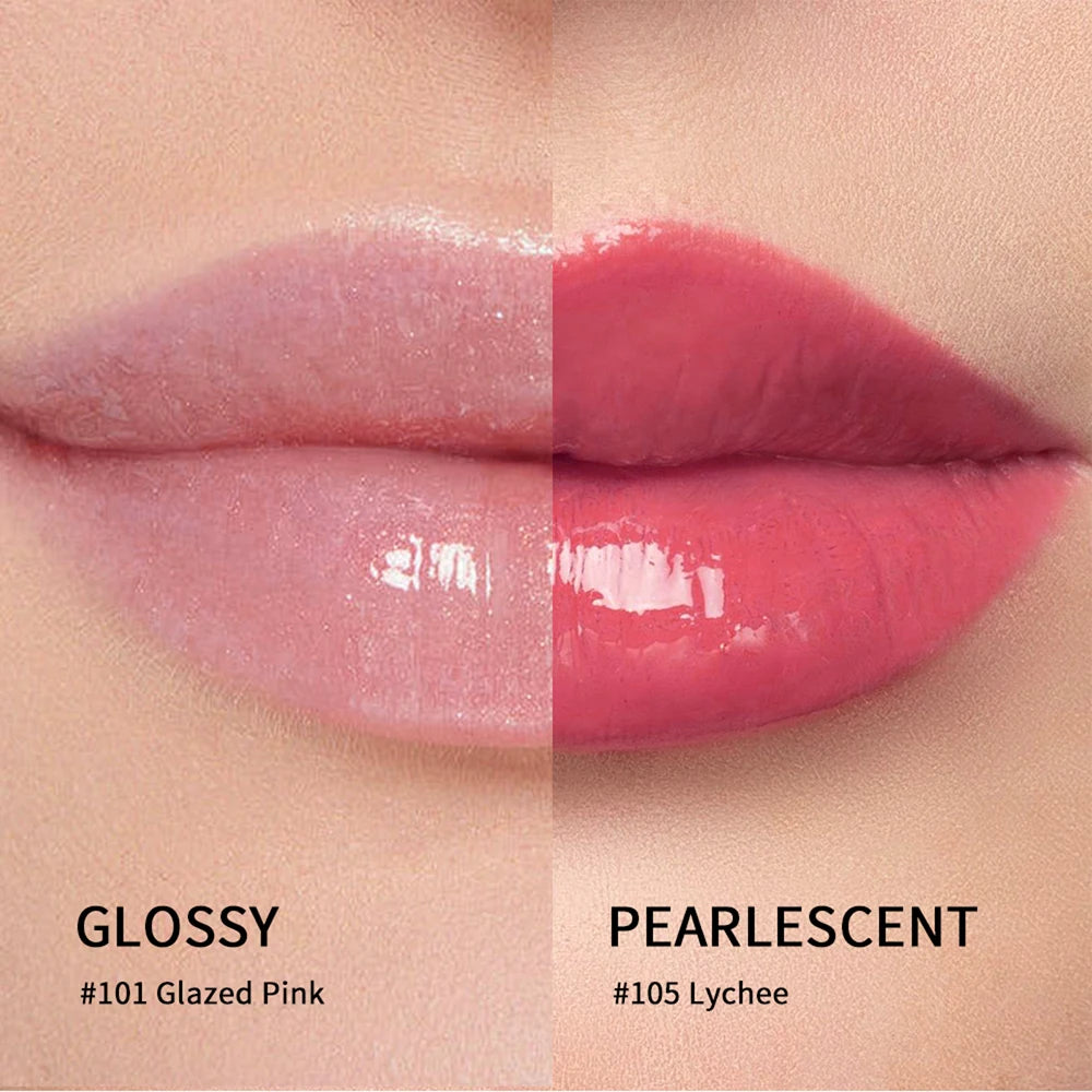 Hydrating Lip Gloss with Keychain for On-the-Go Shine