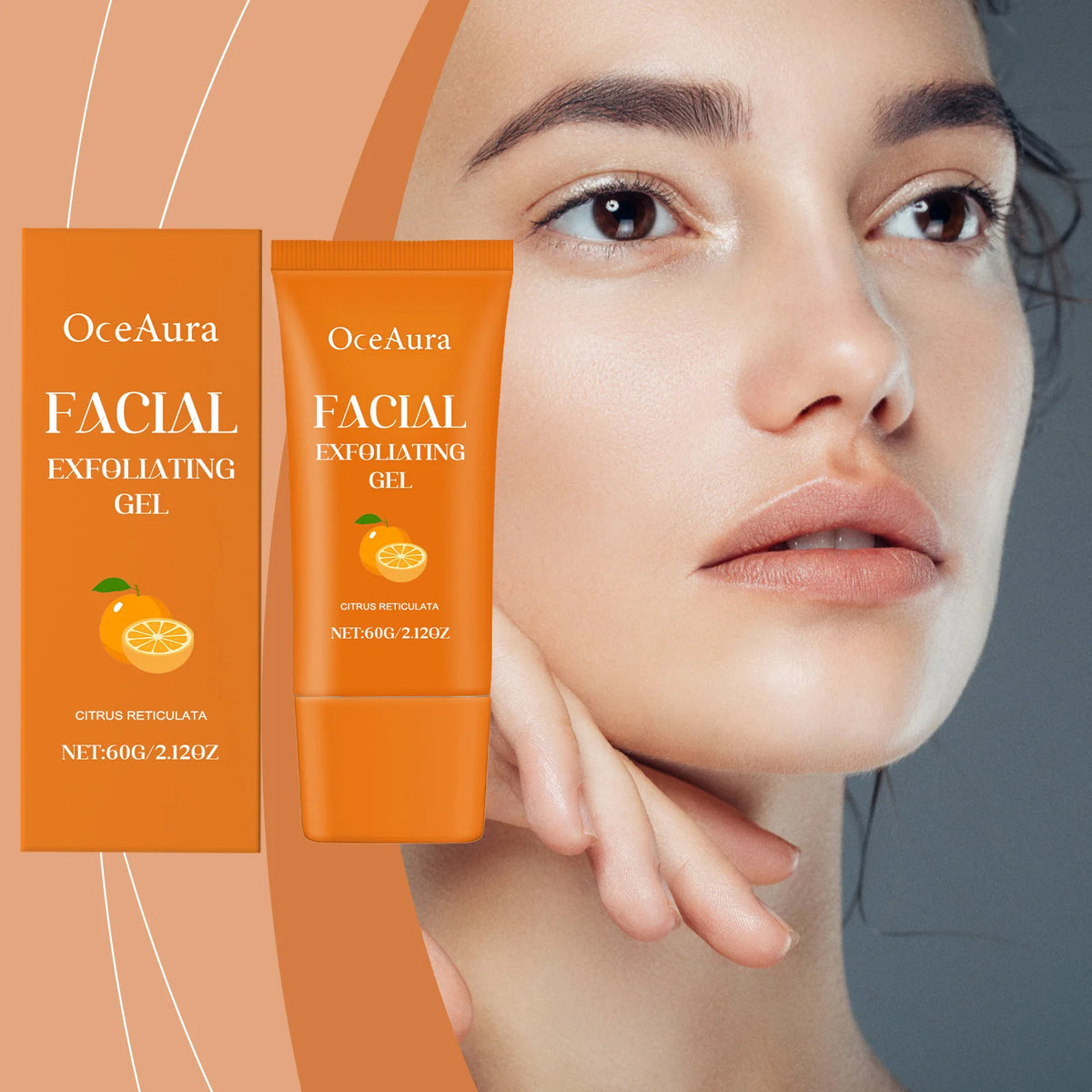 Brightening Orange Facial Exfoliating Gel