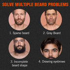 Goiple Men Beard Grooming Kit Shaving Cream and Beard Filler Pen Set