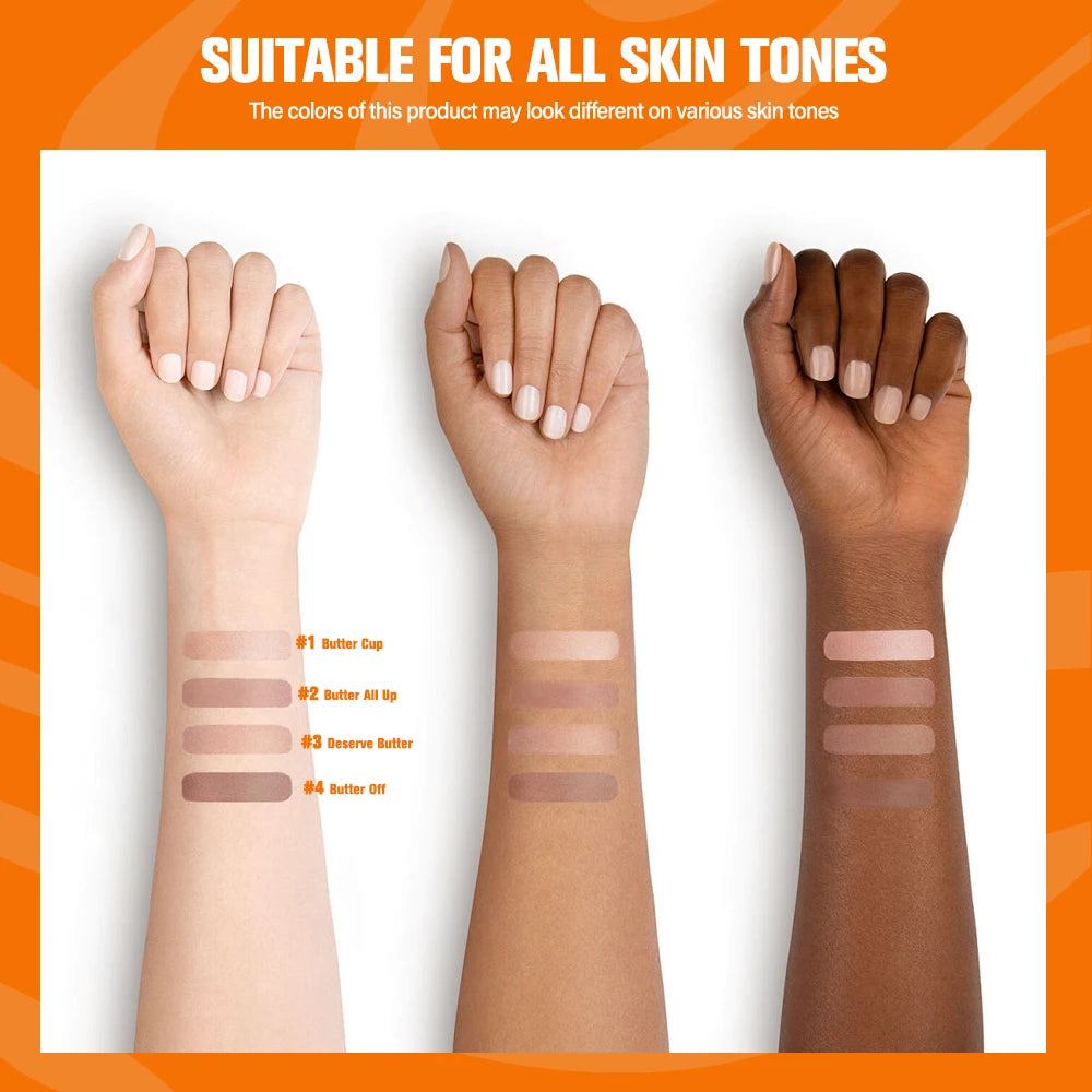 Soft Matte Butter Bronzer Powder for Face Contouring - 6