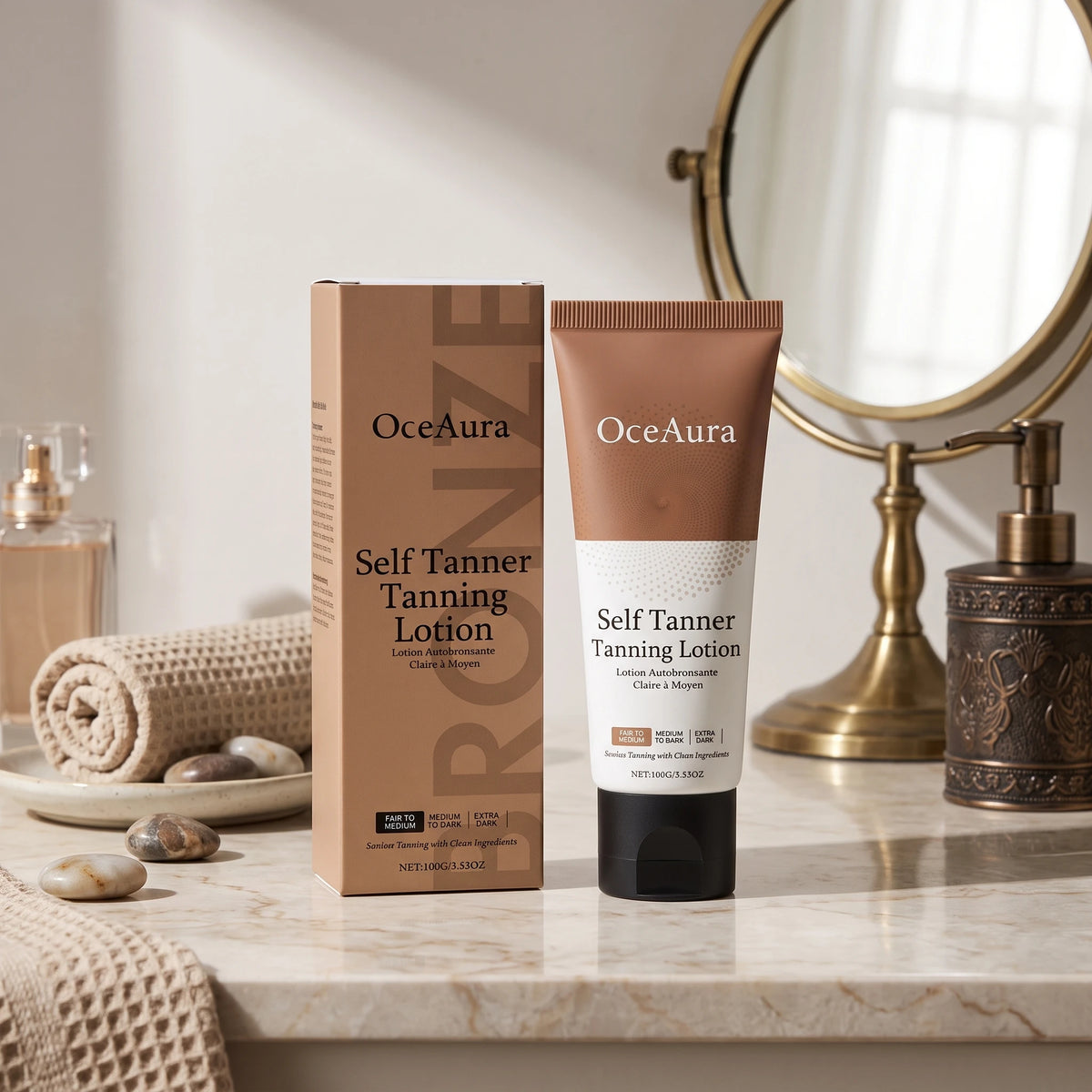 Gradual Self-Tanning Lotion for Natural Bronze Skin