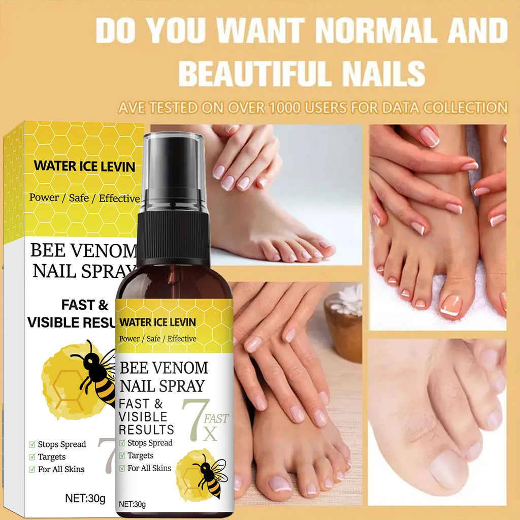Bee Venom Nail Repair Spray Fast Acting Nail Care Solution