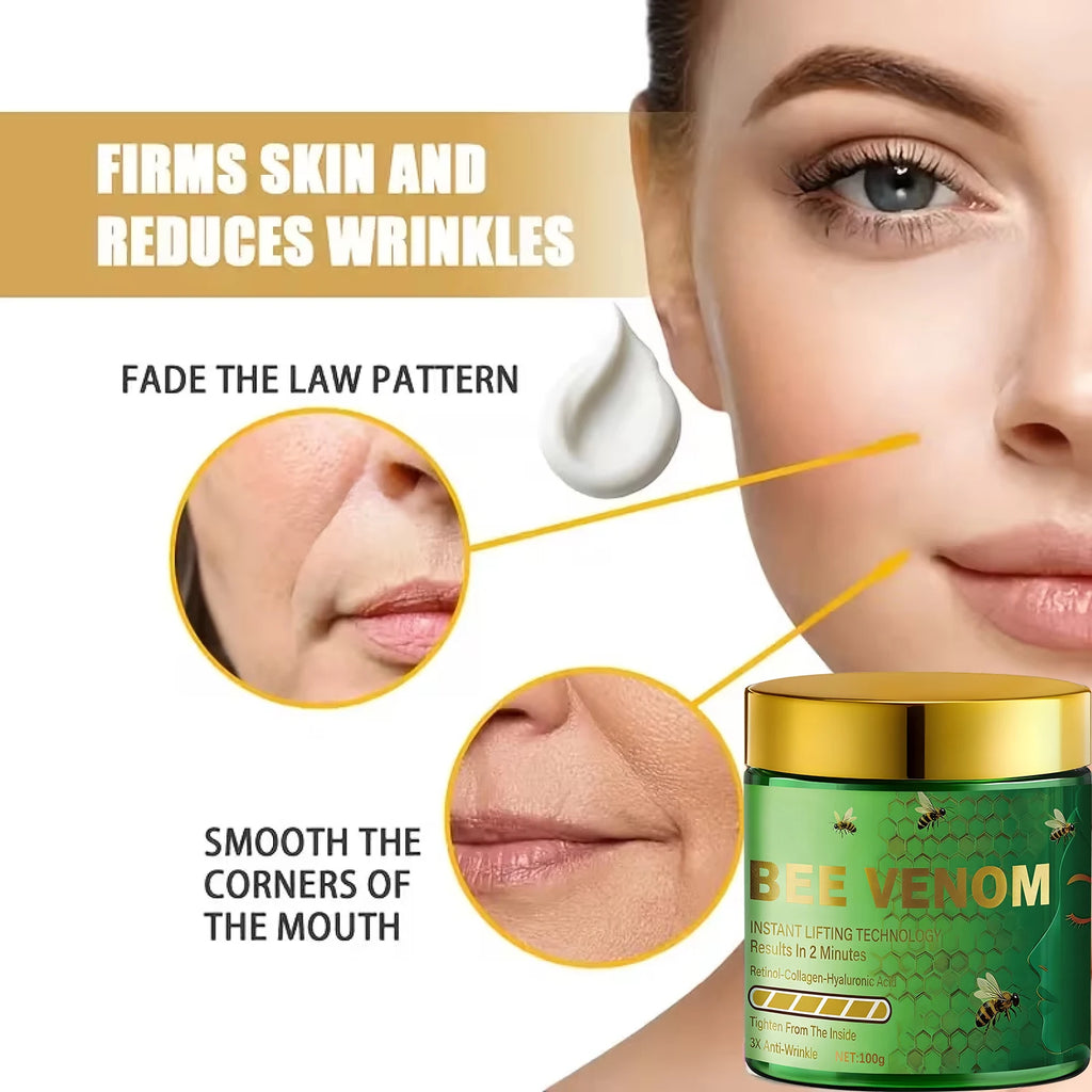 Bee Venom Instant Lifting Cream Anti Wrinkle Tightening Face Moisturizer
