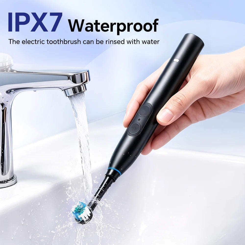 Rechargeable Electric Toothbrush with 5 Modes and 4 Brush Heads