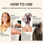 4 in 1 Black Hair Dye Shampoo with Biotin Collagen and Hyaluronic Acid