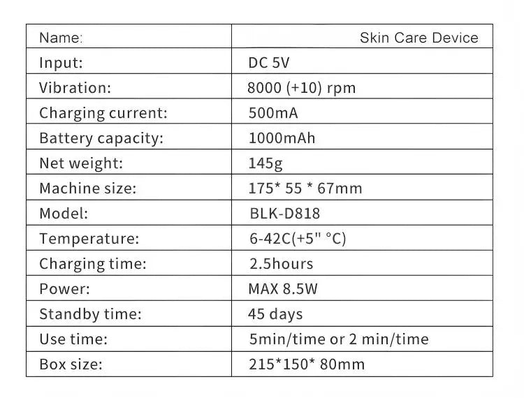 5-in-1 LED Micro-Current Facial Rejuvenation & Lifting Device
