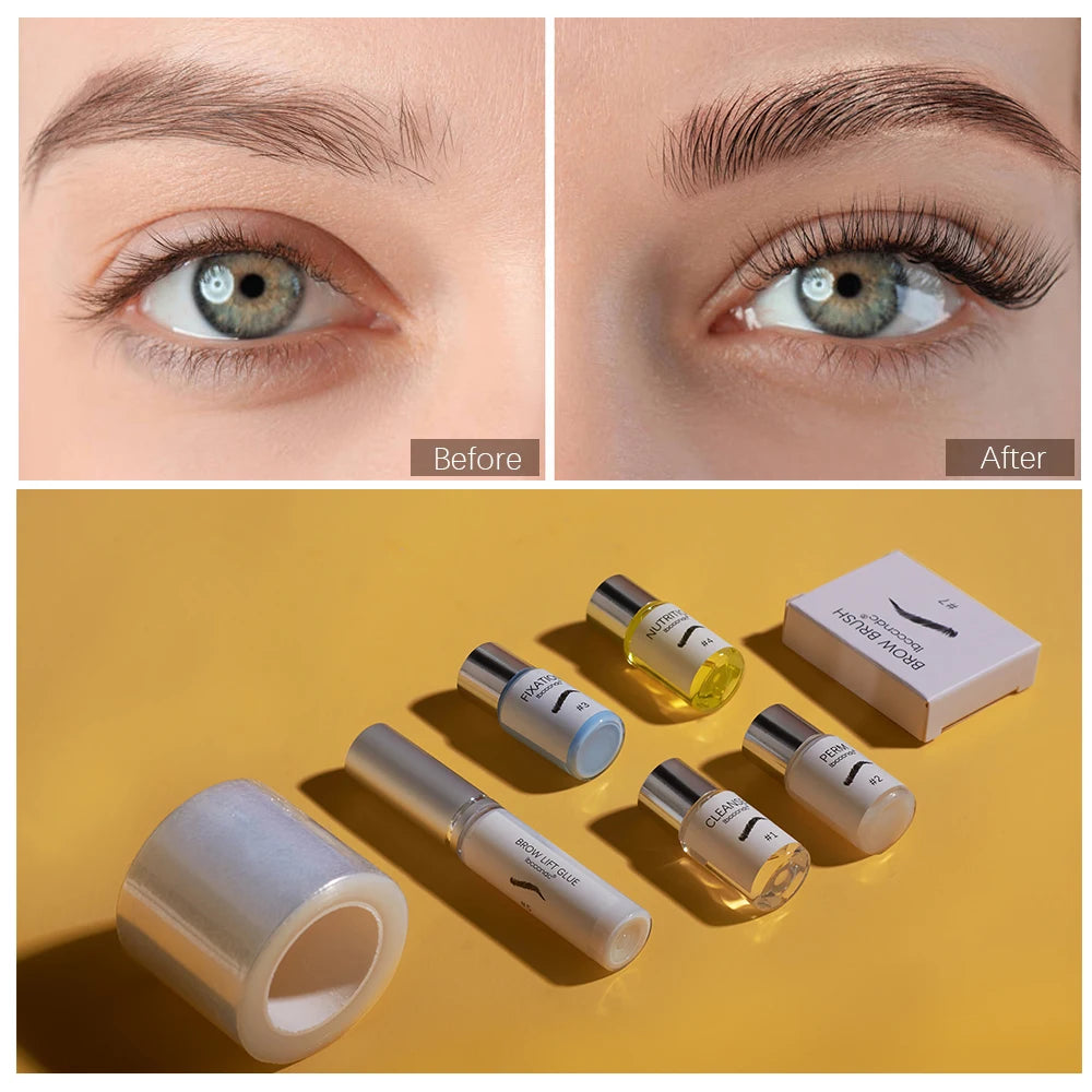 Professional Brow Lamination Kit for DIY Eyebrow Shaping and Setting