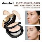 Collagen Infused Oil Control Pressed Powder for Flawless Matte Finish