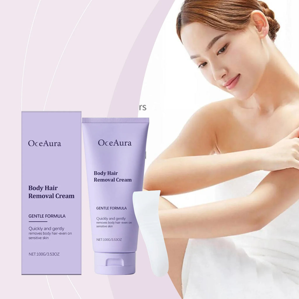 Painless Body Hair Removal Cream for Sensitive Skin