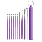 Stainless Steel Ear Wax Removal Tool Kit with Travel Case