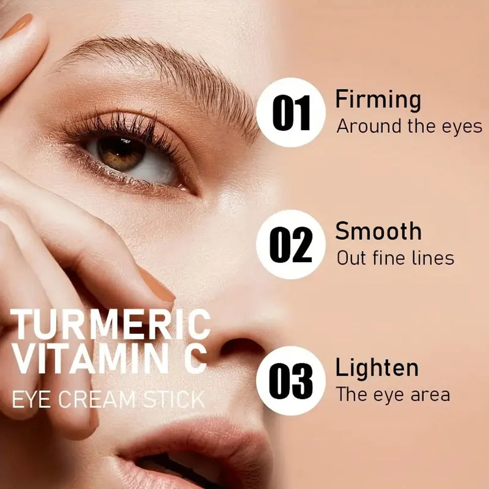 Turmeric Vitamin C Eye Cream Stick Dark Circle Corrector Eye Serum - 10