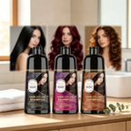 400ml 3 in 1 Hair Color Dye Shampoo for Gray Coverage