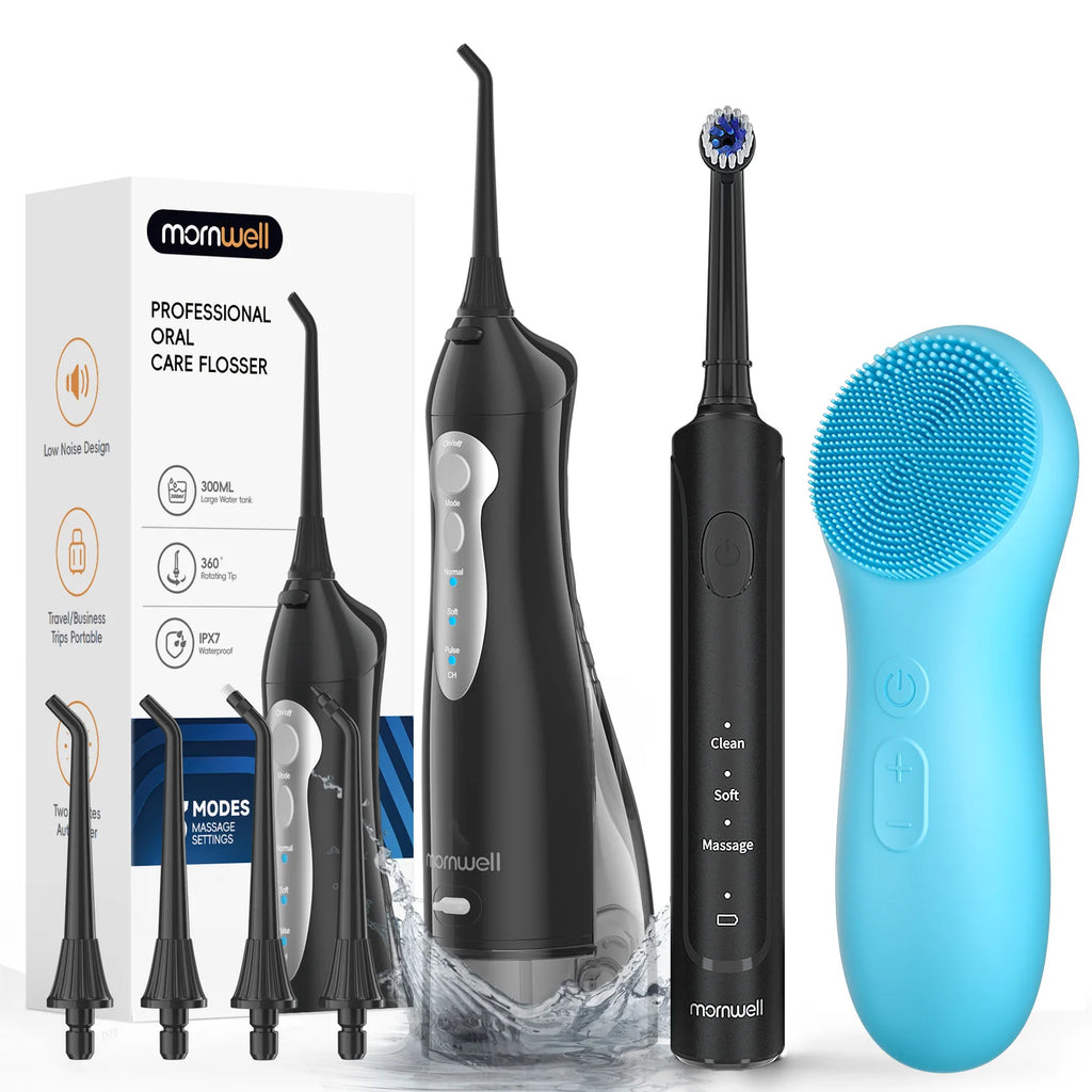 3-in-1 Professional Oral Care & Facial Cleansing Kit