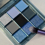 9 Color Eyeshadow Palette Vibrant Glitter and Matte Makeup Kit