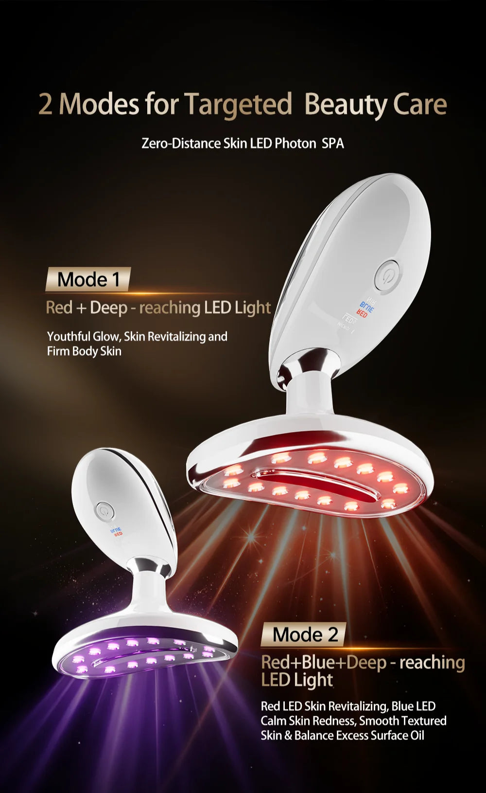 LED Facial and Body Skin Tightening and Sculpting Device - 10