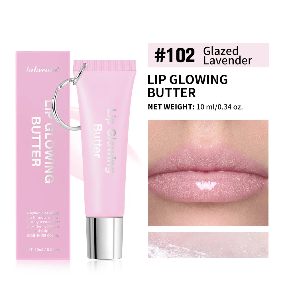 Hydrating Lip Gloss with Keychain for On-the-Go Shine