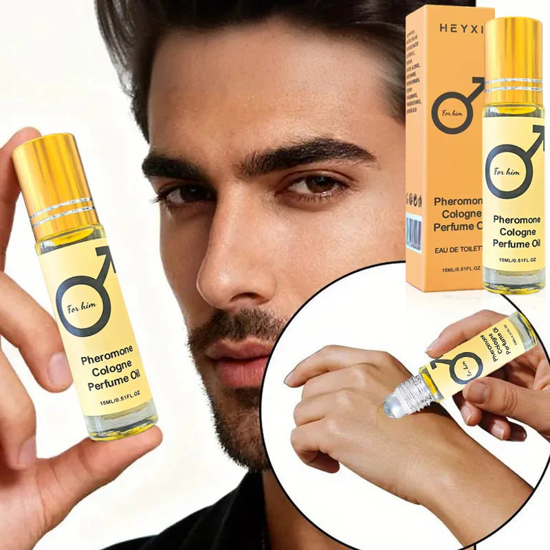 Heyxi Pheromone Cologne Oil Roll On Fragrance for Men