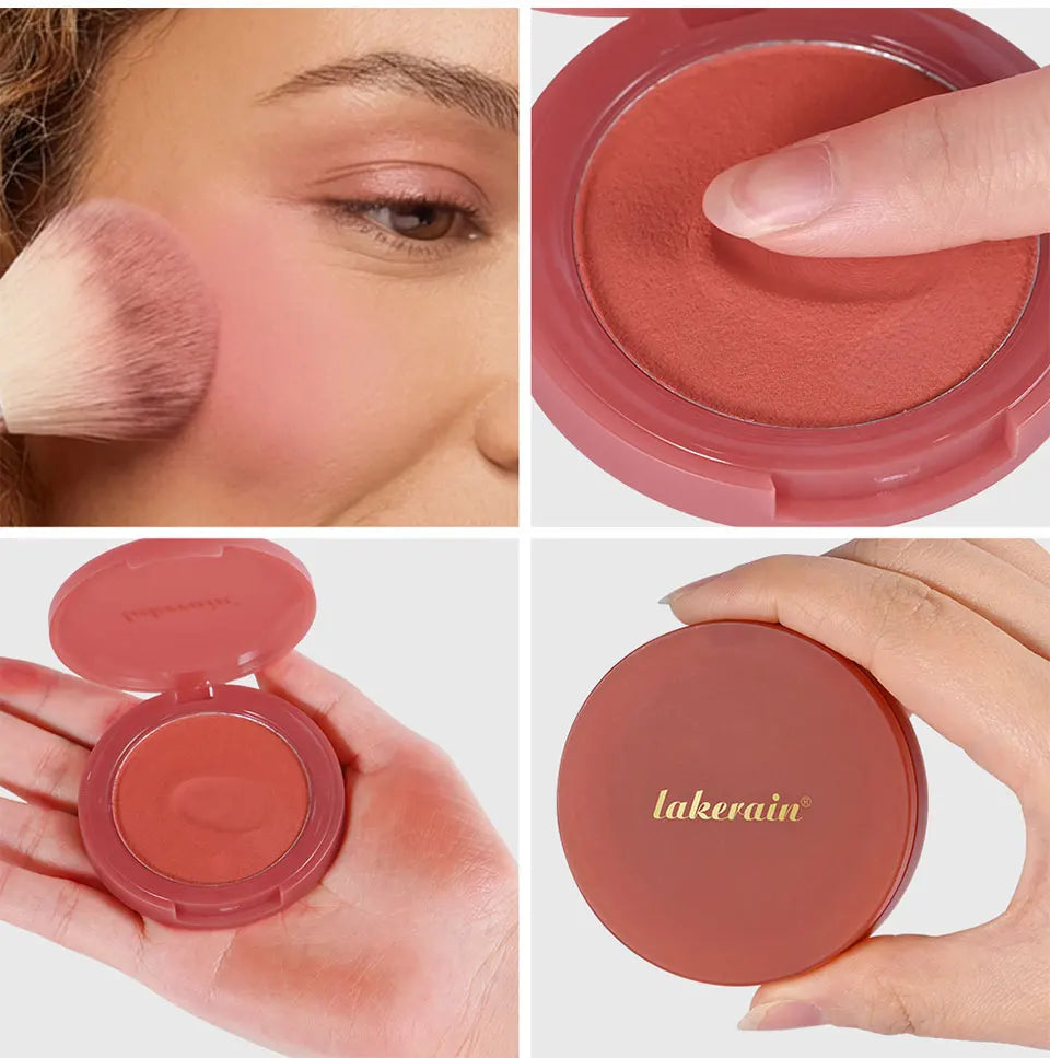 Matte Cream to Powder Bouncy Blush for Natural Flush