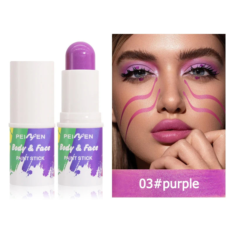 Peiwen Face and Body Paint Stick Waterproof Makeup for Parties - 26