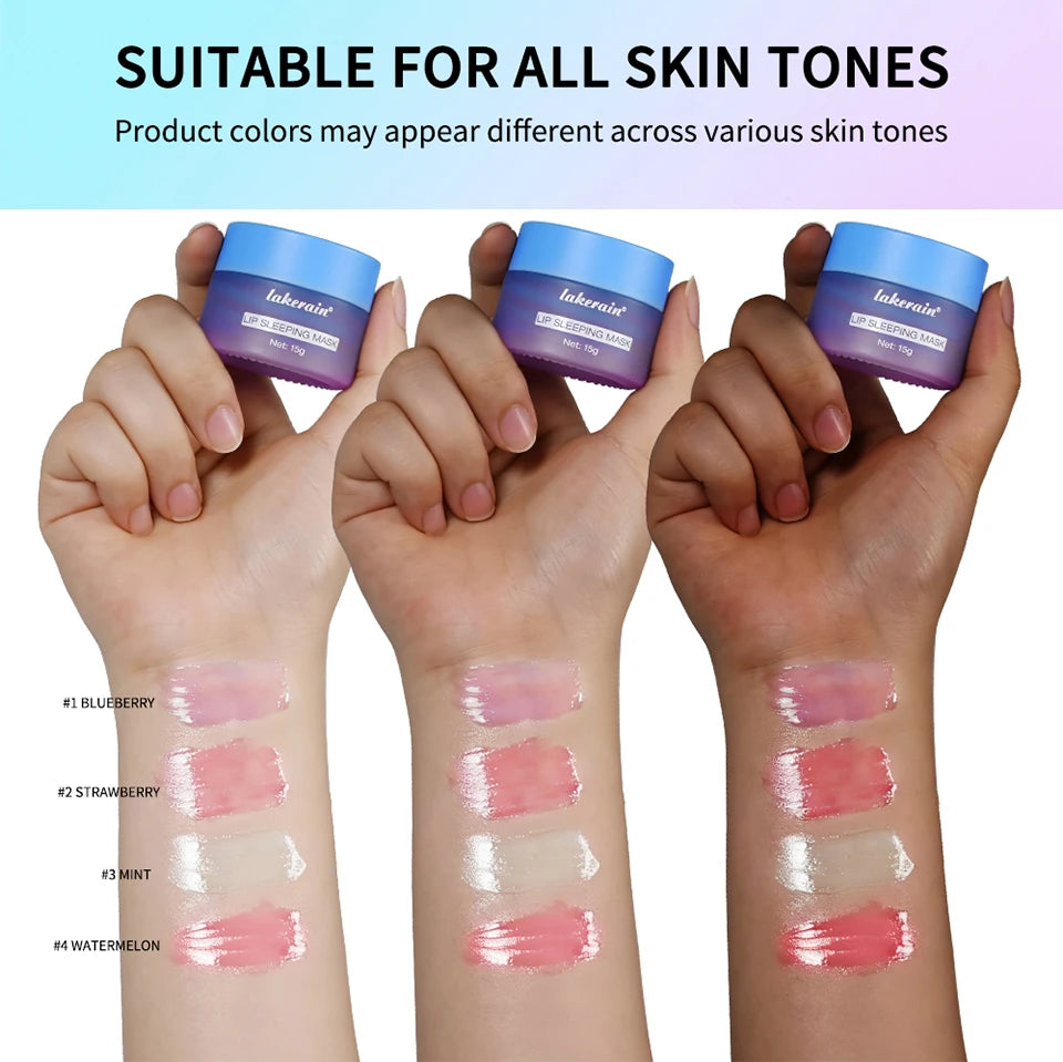 Dual-Color Hydrating Lip Sleeping Mask for Dry Lips
