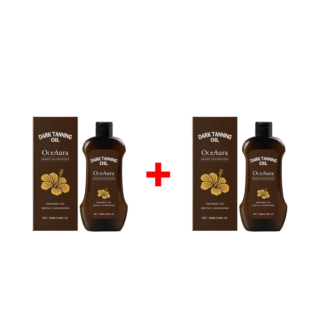 Coconut Oil Dark Tanning Body Oil for Deep Bronze Tan