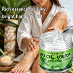 YUITIKUE Aloe Vera Hand and Foot Mask Deep Hydrating Exfoliating Cream