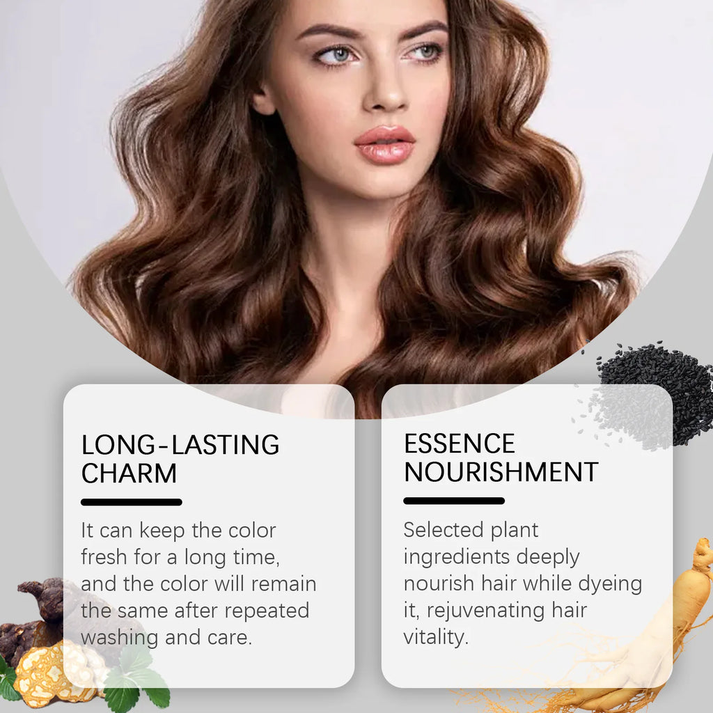 Polygonum Multiflorum 200ml Hair Dye Shampoo