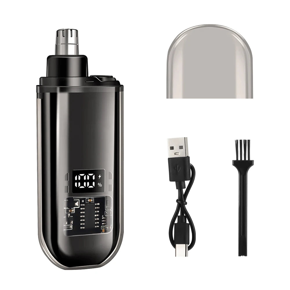 Portable Electric Nose Hair Trimmer for Painless Grooming