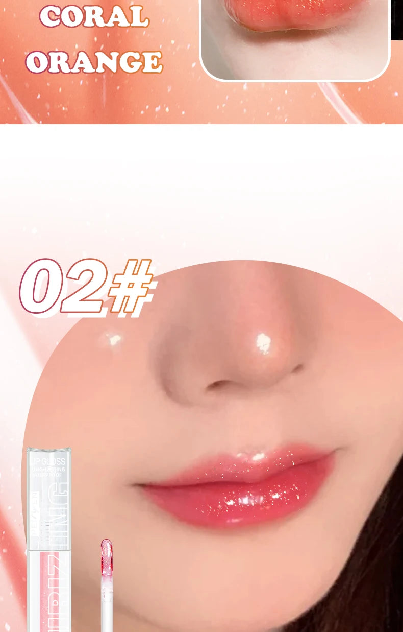 Hydrating Lip Gloss Waterproof Non-Stick Moisturizing Lip Tint - 10