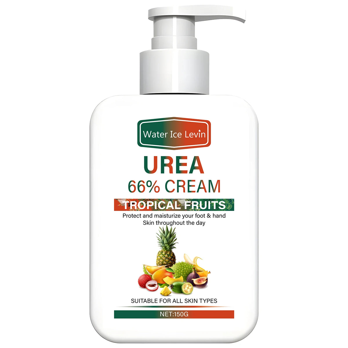 Urea 66% Intensive Moisturizing Cream for Hands Feet Elbows and Knees