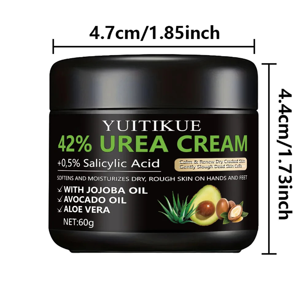 YUITIKUE 42% Urea Foot Cream for Cracked Heels and Dry Skin Repair - 8