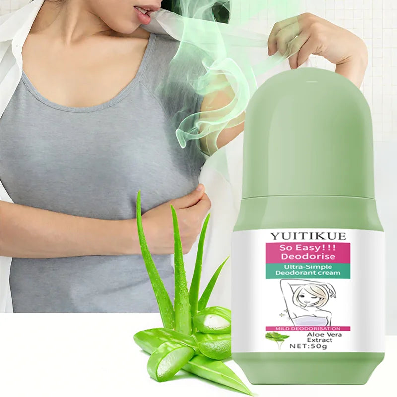 YUITIKUE Natural Deodorant Cream 50ml Sweat Control and Underarm Care