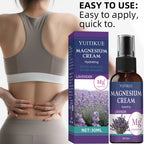 YUITIKUE Magnesium Lavender Spray Joint and Muscle Soothing Cream 30ml