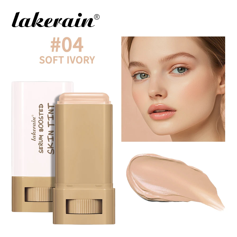 Matte Foundation Stick with Built-in Brush for Flawless Coverage - 37