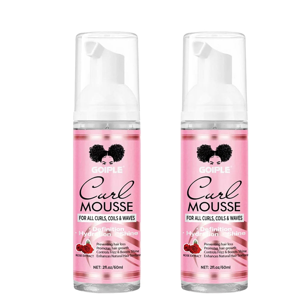 Goiple Rose Curl Mousse Hydrating Hair Styling Foam for Curly Hair