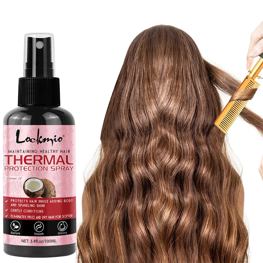 Lockmio Hair Care Set Thermal Spray Rosemary Oil Wax Stick Edge Control