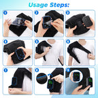 Wireless App-Controlled Heated Shoulder Massager for Muscle Relief