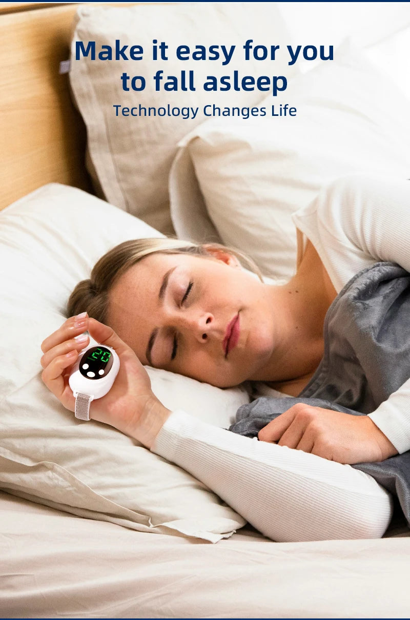 Handheld Microcurrent Sleep Aid Device for Insomnia and Anxiety Relief